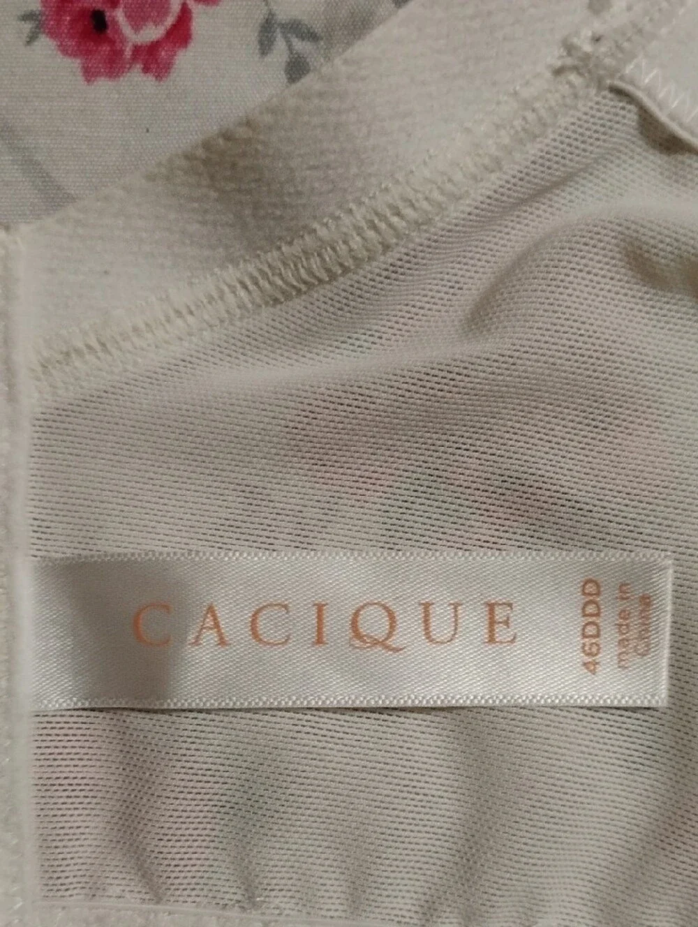 Cacique Ivory Lace Full-Coverage Soft Bra